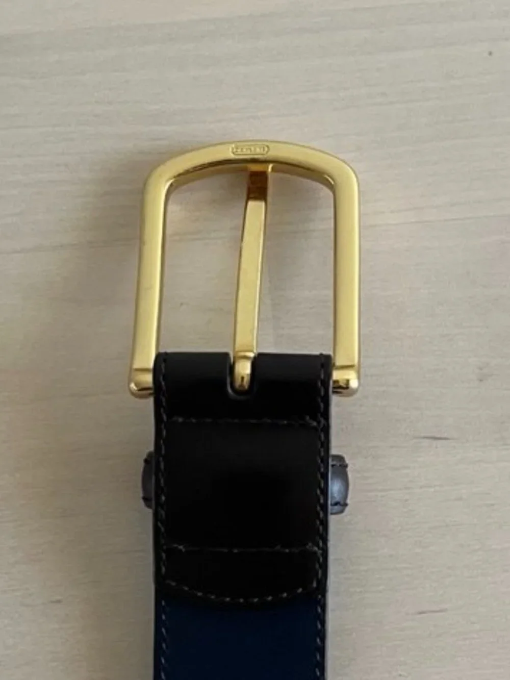 Coach Genuine Box Calf Leather Belt